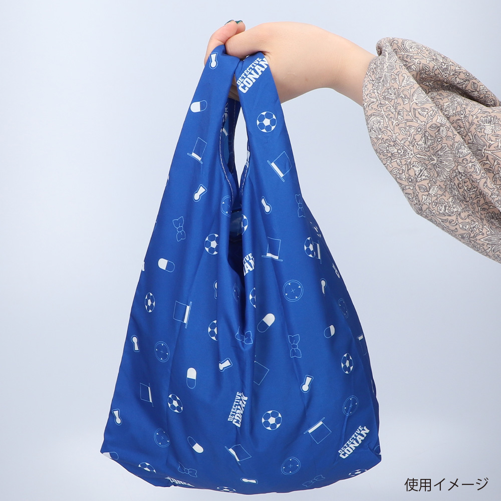【非売品】新品未使用劇場版ルパン 名探偵コナン エコバック 当選品　レトロ 名探偵コナン メモリアルカット ラウンド型ケース付エコバッグ