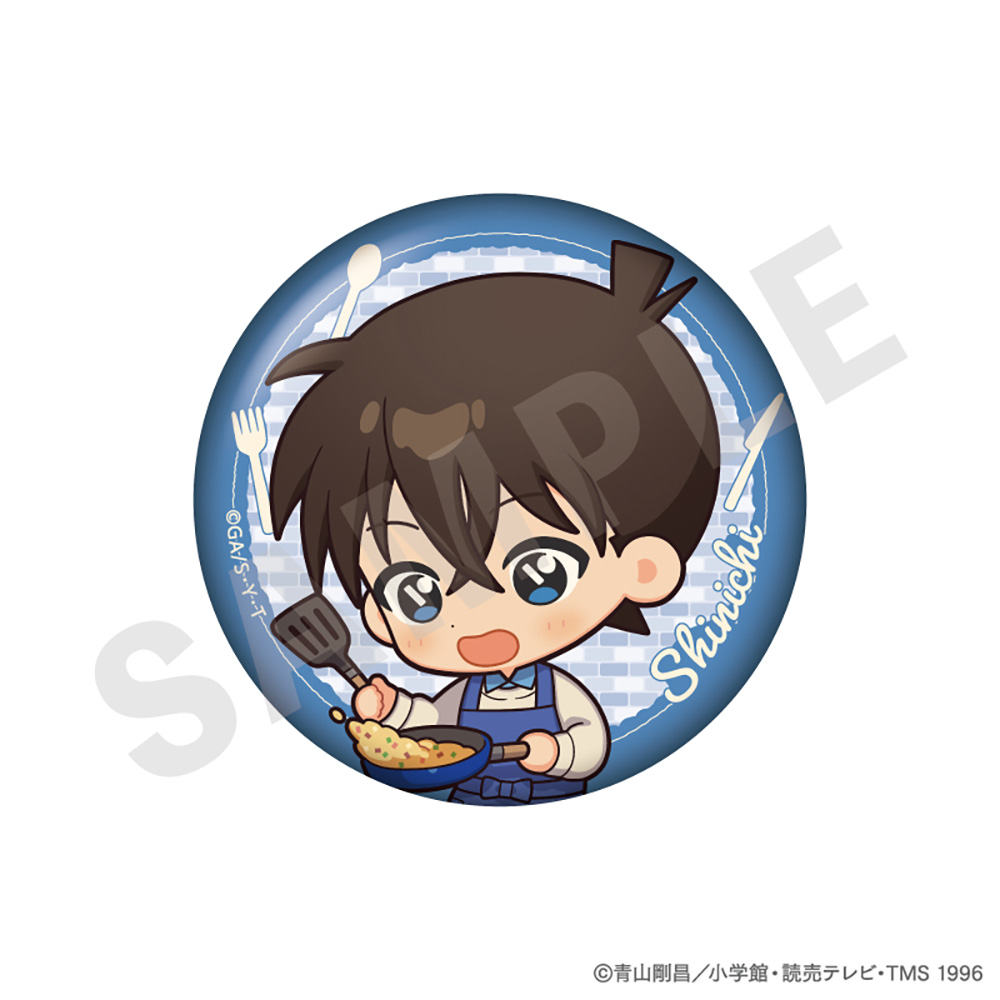 単品】名探偵コナン TD缶バッジ ミニキャラキッチンver.